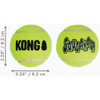 Air Kong Squeaky Large Ball Dog Toy KO-AST1B 812589