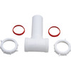 Keeney 1-1-2 In. White Polypropylene Center Outlet Tee 130WK 444618