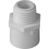 Charlotte Pipe Reducing Schedule 40 6 in. S x 6 in. M.I.P. PVC Adapter PVC 02109  2200HA 491640