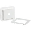 Ply Gem 7-1-4 In. x 8-1-8 In. White Vinyl Mounting Blocks UNIBLOCK AW 100811