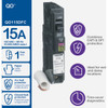 Square D QO 15A Single-Pole CAFCI Dual Function Circuit Breaker