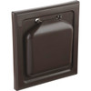 No-Pest 4 In. Brown Plastic Wide Mount Dryer Vent Hood NPWRB