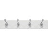 High and Mighty 18 In. 30 Lb Capacity White Hook Rail 515703 201316