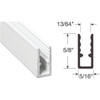 Prime-Line 5/16 In. x 5/8 In. x 94 In. White Extruded Window Frame Pack of 12