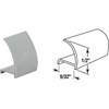 Prime-Line Make-2-Fit 72 In. Gray Snap-In Rigid Vinyl Glass Spline Pack of 25