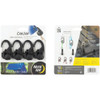 Nite Ize CamJam Plastic with Stainless Steel Gate Rope Tightener (4-Pack) NCJ-01-4R3 748954