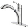 Home Impressions 1-Handle Lever Pull-Out Kitchen Faucet, Polished Chrome FP4A0120CP-JPA1 450557