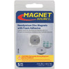 MagnetSource 3.91 Lb. Capacity Neodymium Disc Magnet with Adhesive (5-Pack) 07528 358571