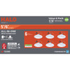 Halo 5 in.-6 in. Retrofit IC Rated White LED Recessed Light Fixture (6-Pack) LT560WH6930R-6PK 540602