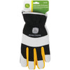 John Deere Men's XL Cowhide Leather Black Work Glove JD86020-XL 729648