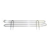 Metro Shelf Side Rail 4"x24",Stainless Steel L24N-4S