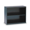 Tennsco 2-Shelf Stationary Bookcase, 28"x34-1/2" Black B-30BK