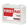 First Aid Kit and Housing, Metal 86 Components, 25 People Served