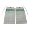 Tag, Inspection, Paper, 5 3/4 in H x 2 7/8 in W, White, Rectangle, 25 PK