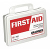 First Aid Kit and Housing, Plastic 91 Components, 10 People Served  59320