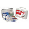 First Aid Kit and Housing, Plastic 160 Components, 10 People Served