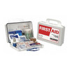 First Aid Kit and Housing, Plastic 160 Components, 10 People Served