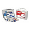 First Aid Kit and Housing, Plastic 70 Components, 25 People Served