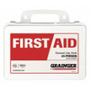 First Aid Kit and Housing, Plastic 70 Components, 25 People Served  59289