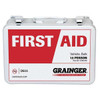 Manufacturer Varies First Aid Kit and Housing, Metal 80 Components, 10 People Served 54553