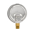 Industrial Pressure Gauge, 0 to 30 psi, 4 in Dial, 1-2 in NPT, Bottom Location  201L-402C