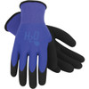 Mud H2O Women's Large Latex Coated Polyester Cobalt Blue Garden Glove SM7186B/L