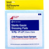 First Aid Kit Refill,3"X3" Sterile Gauze Pads, 10 Per Bag  FAE-5005