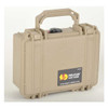 Pelican Desert Tan Protective Case, 8.41"L x 6.76"W x 3.87"D 1120