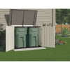 Suncast Horizontal Storage Shed, Resin, 70 cu ft, Vanilla-Stoney-Black BMS4720