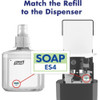 Purell Hand Soap, Series ES4, 1,200 mL, Foam, Fragrance Free, 2 PK 5072-02
