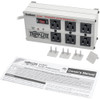 Tripp Lite Outlet Strip, Surge, 6 5-15R, 5-15P, 6 ft., Light Gray ISOBAR 6 ULTRA