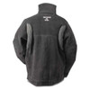 Welding Jacket, Pigskin, 2 oz, 30 in Length, Snaps Closure, 2 Pockets, Gray, 2XL  273216