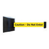 Tensabarrier Belt Barrier, Black,Belt Color Yellow 897-15-S-33-NO-YAX-C
