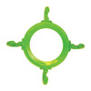 Cone Chain Connector for Plastic Chain Barrier, Green, 6 39/50 in Length, Gloss