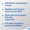 Clorox Disinfectant Cleaner with Bleach Refill, 1 gal. Jug, Unscented, 4 PK  35420