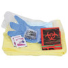 Bloodborne Pathogen Kit, Not Applicable Volume Absorbed per Kit, Box, White, 8
