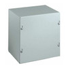 Captive Screws Electrical Enclosures, 4 in H, 4 in D, 4 in W, 1, Steel