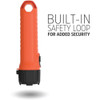 Energizer Orange LED Handheld Flashlight, Alkaline D, 60lm ENISHH25E