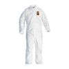 Kleenguard Liq Parti Protect Covall ZipFrnt Elas WrisAnkl WHT 2X 25/Cs 44315