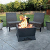 Blue Sky 22 In. Square Wood Smokeless Fire Pit SFP22SQ-B 824554