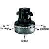 Ametek Vacuum Motor-Blower, Peripheral, 3 Stage, 1 Speed, Acustek 116566-13