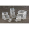 Lewisbins Hang & Stack Storage Bin, Plastic, Clear, 5 in H, 5 1/2 in W, 14 3/4 in L PB1405-5 Clear