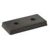 Vestil Dock Bumper,8 in. D,Rubber,Rectangular B-818