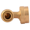 Sharkbite 3-4" Hose BIB x 3-8" Push-Fit DZR Brass Elbow U2276LF