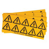 Brady Warning Label,2 In. H,2 In. W,PK10 60202