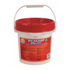 Spill Kit, 2 gal Volume Absorbed per Kit, 1 1/4 gal Capacity, Bucket, Red