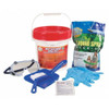 Spill Kit, 2 gal Volume Absorbed per Kit, 1 1-4 gal Capacity, Bucket, Red  97501
