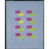 Roll Products Label, Pink-Green, Paper 93343