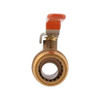 Sharkbite Ball Valve,DZR Brass,1 in.sz. 22187-0000LF