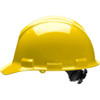 Hard Hat, S51, Polyethylene, 4 Point Ratchet, Type 1, Class E, Yellow  51YLR